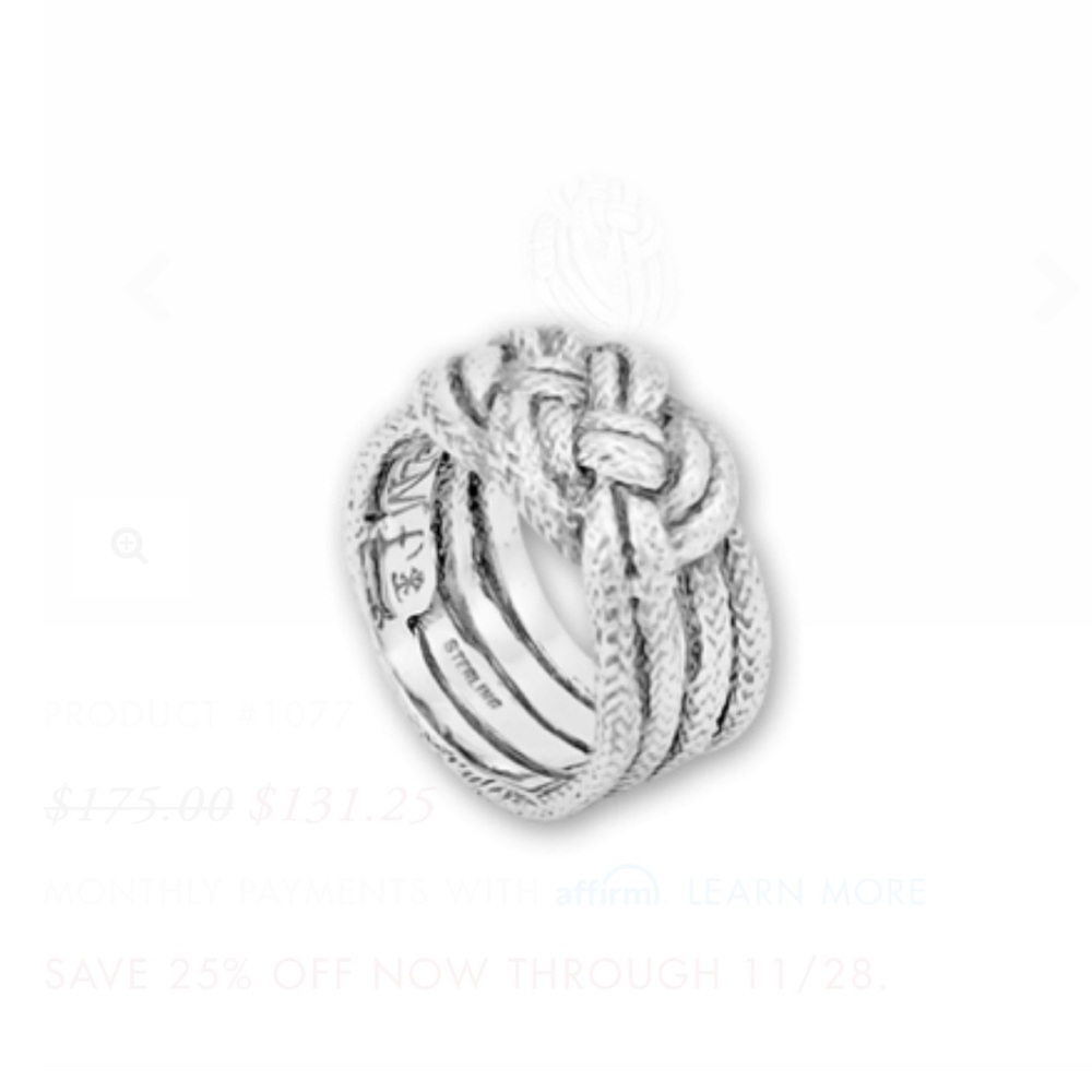 Mignon Faget Braided Knot Ring